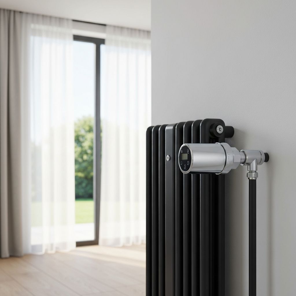 Central heating system installation